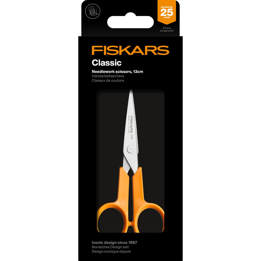 Classic Needlework Fiskars Scissors 13cm - Violet Elizabeth - Haberdashery