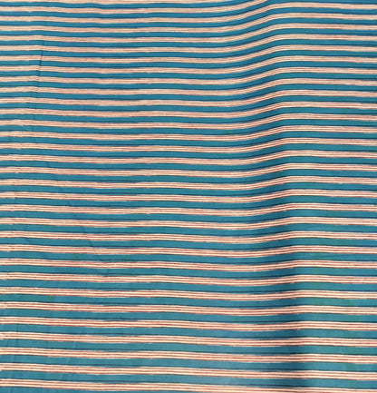 (Copy) Red, blue and white stripe Screen Printed Fabric 100% Cotton - Violet Elizabeth - Haberdashery