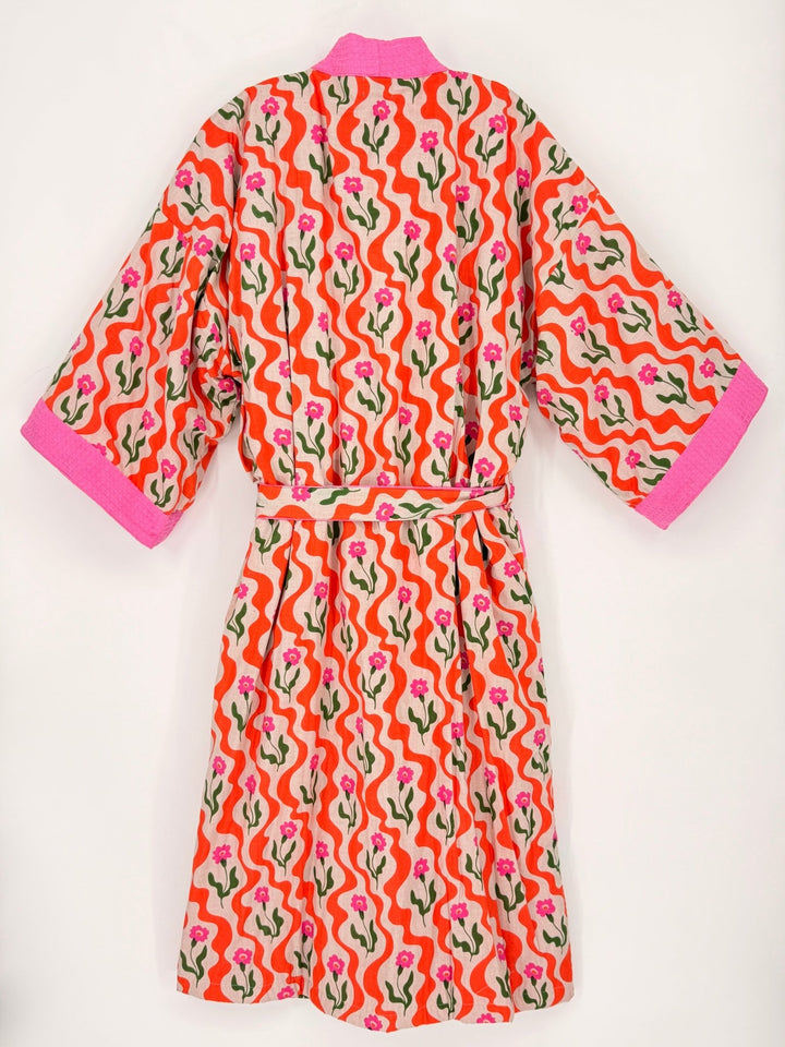 Cotton Waffle Robe - Violet Elizabeth - Clothing