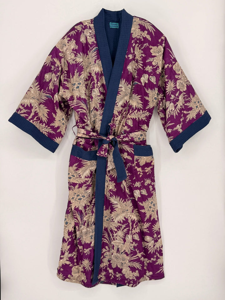 Cotton Waffle Robe - Violet Elizabeth - Clothing
