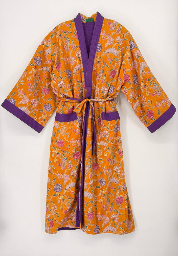 Cotton Waffle Robe - Violet Elizabeth - Clothing