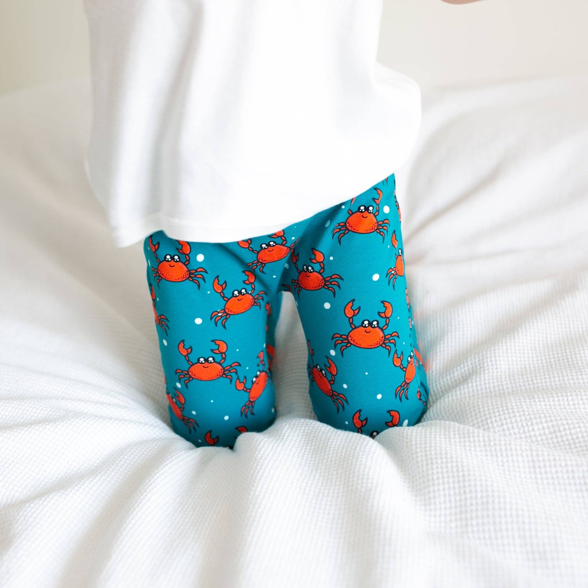 Crab Print Baby Leggings 0 - 6 Years: 2 - 3 Y - Violet Elizabeth - Baby & Toddler Clothing