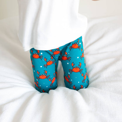 Crab Print Baby Leggings 0 - 6 Years: 2 - 3 Y - Violet Elizabeth - Baby & Toddler Clothing