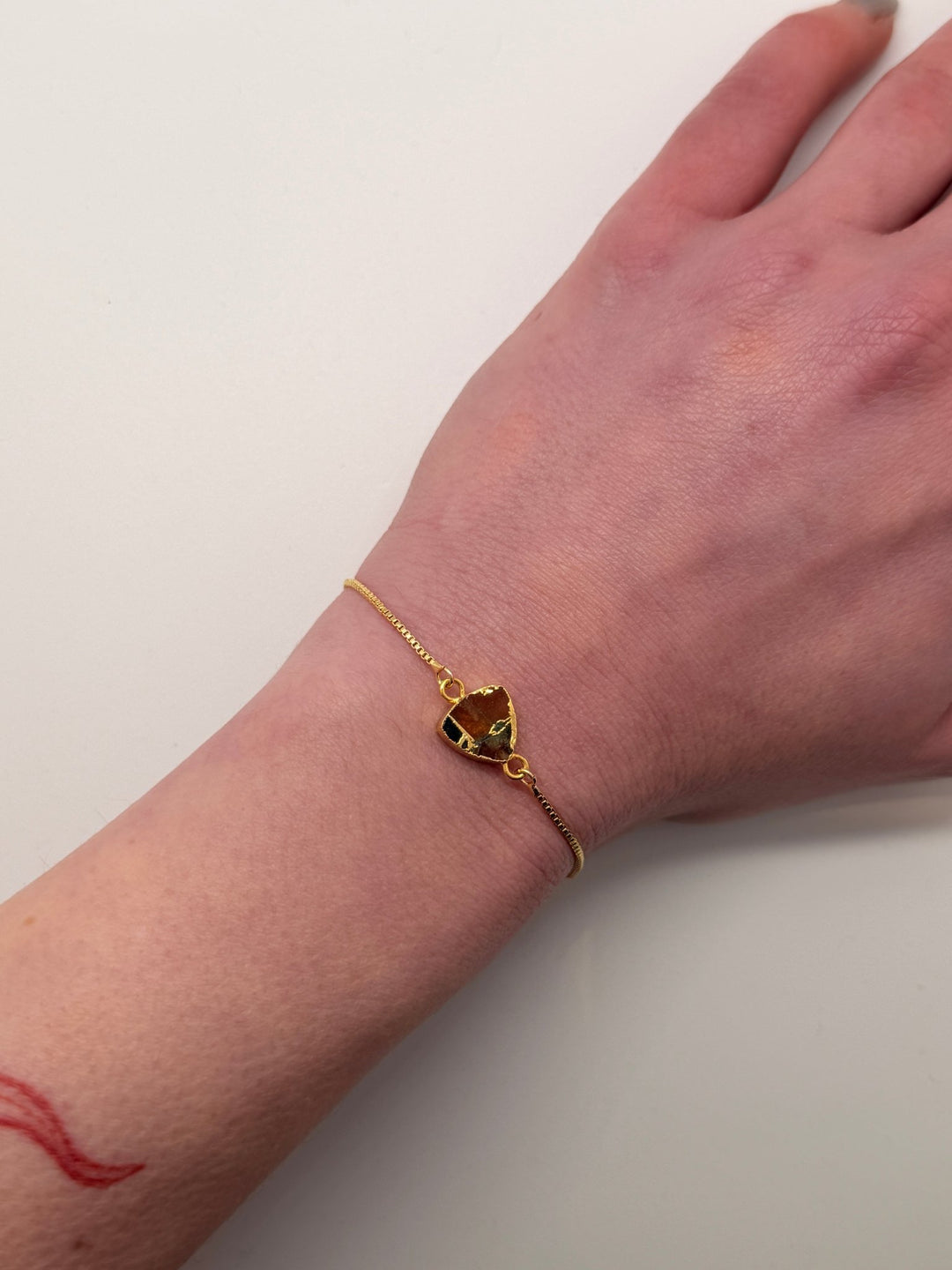 Crackle Triangular Tigers Eye Bracelet - Violet Elizabeth - Jewellery