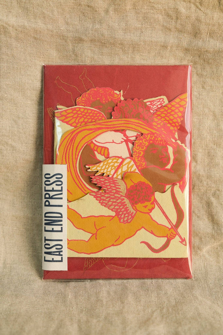 Cupid Concertina Greeting Card - Violet Elizabeth - 