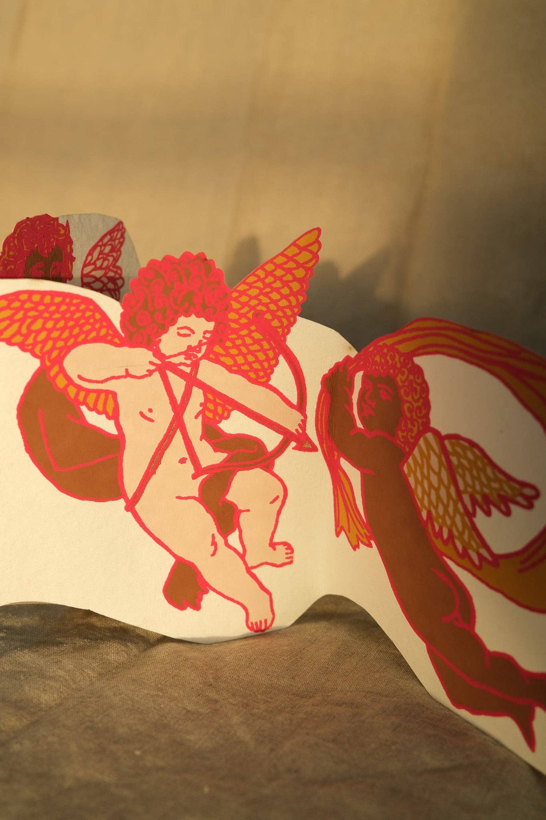 Cupid Concertina Greeting Card - Violet Elizabeth - 