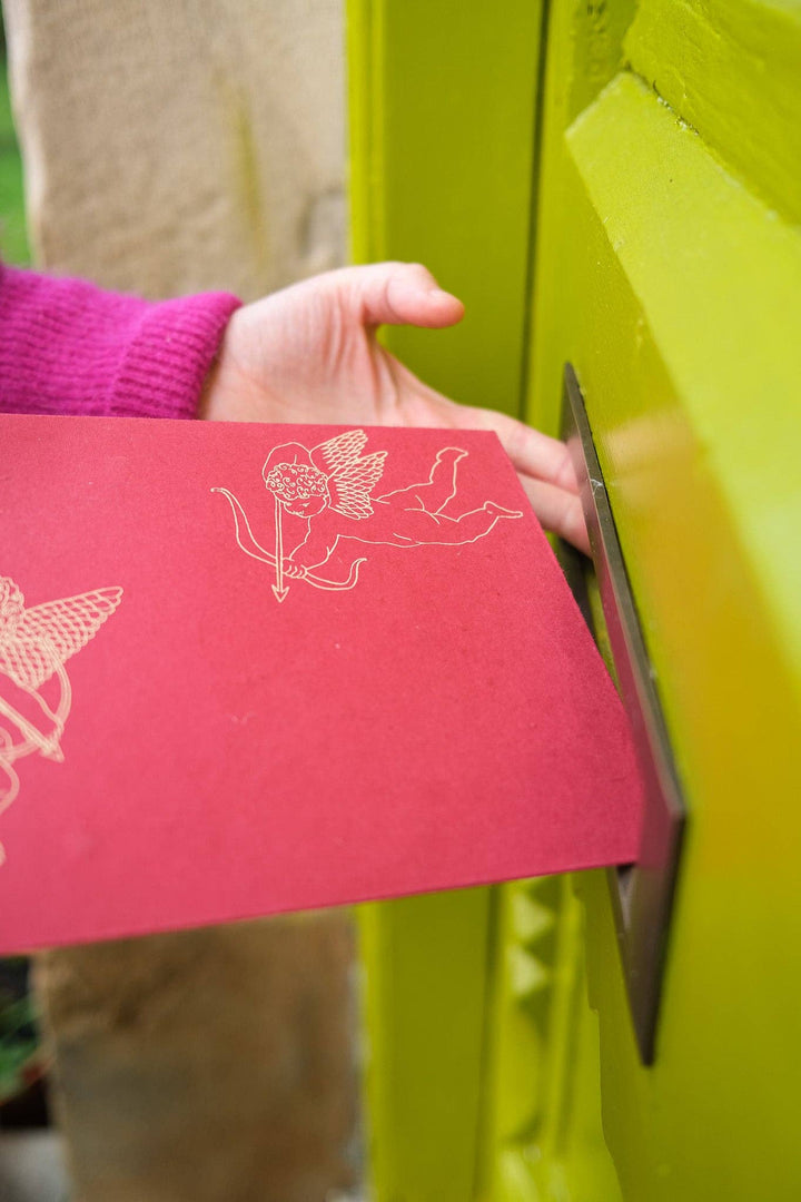 Cupid Concertina Greeting Card - Violet Elizabeth - 