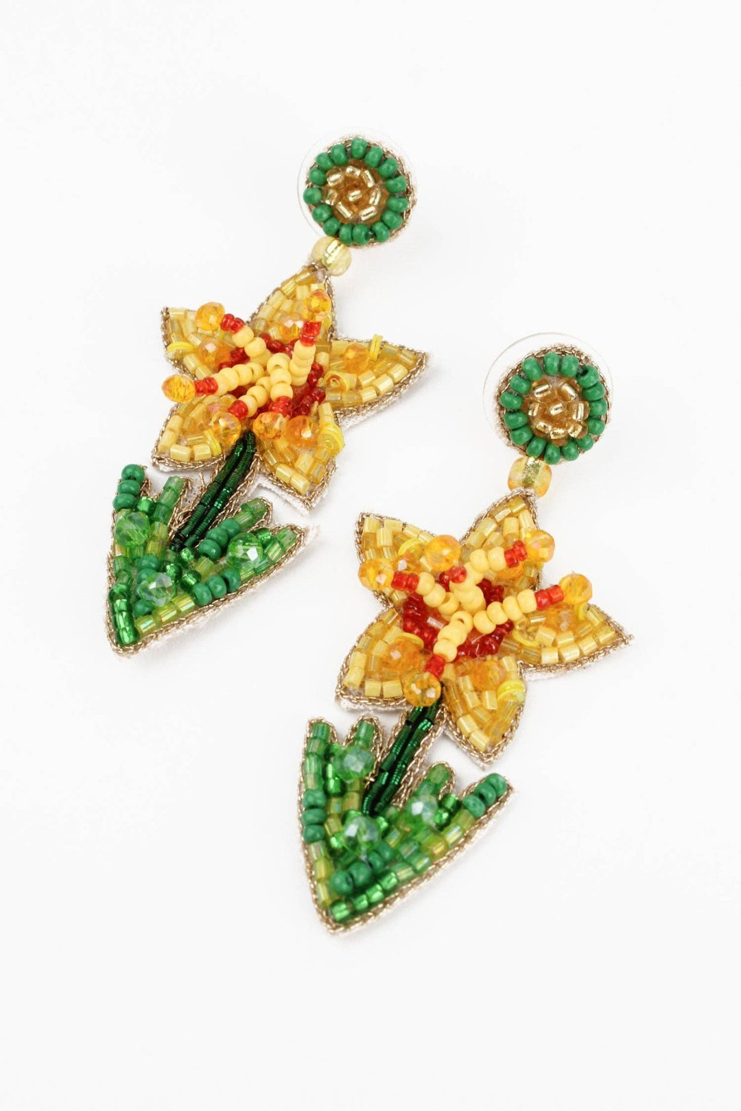 DAFFODIL EARRINGS - Violet Elizabeth - 
