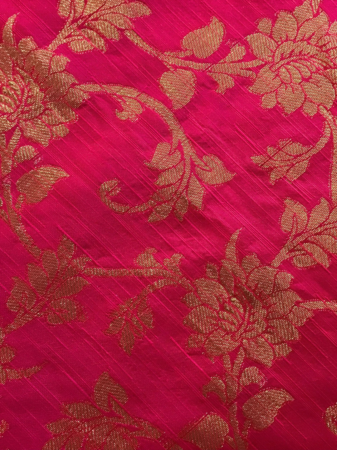 Dazzling pink dupion brocade - Violet Elizabeth - Haberdashery