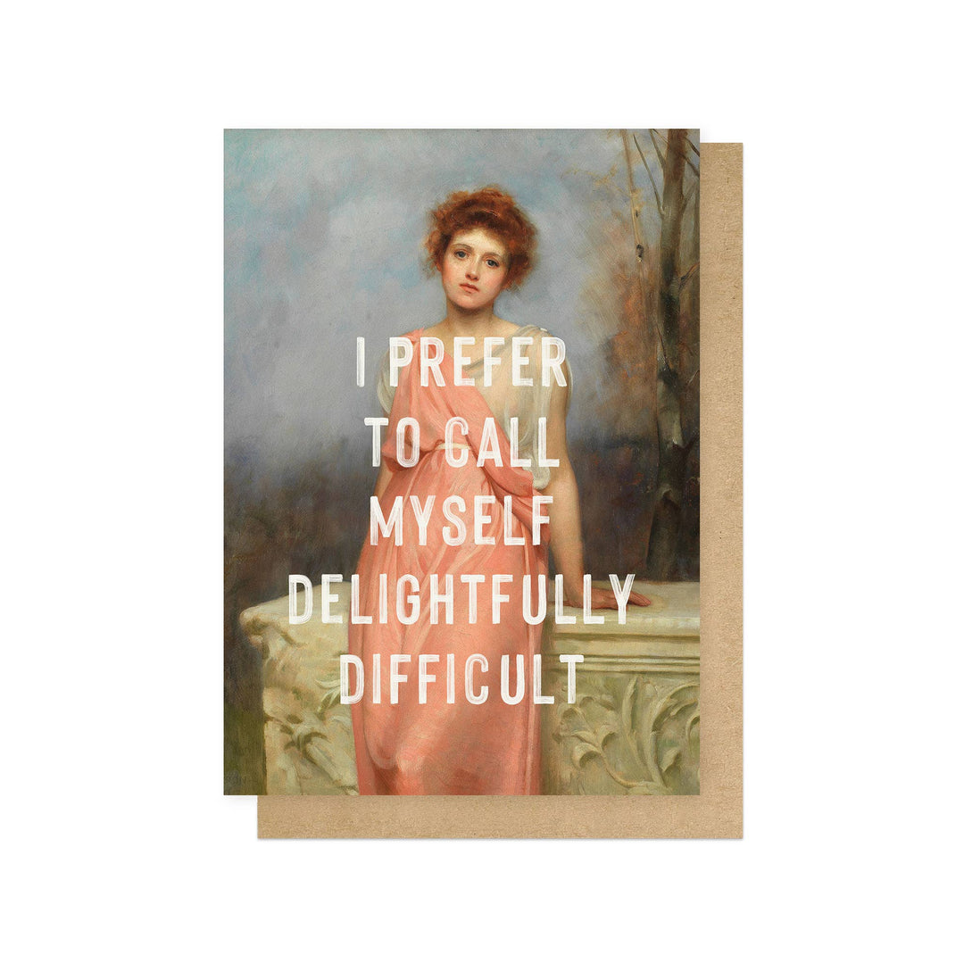 Delightful Greetings Card - Violet Elizabeth - 