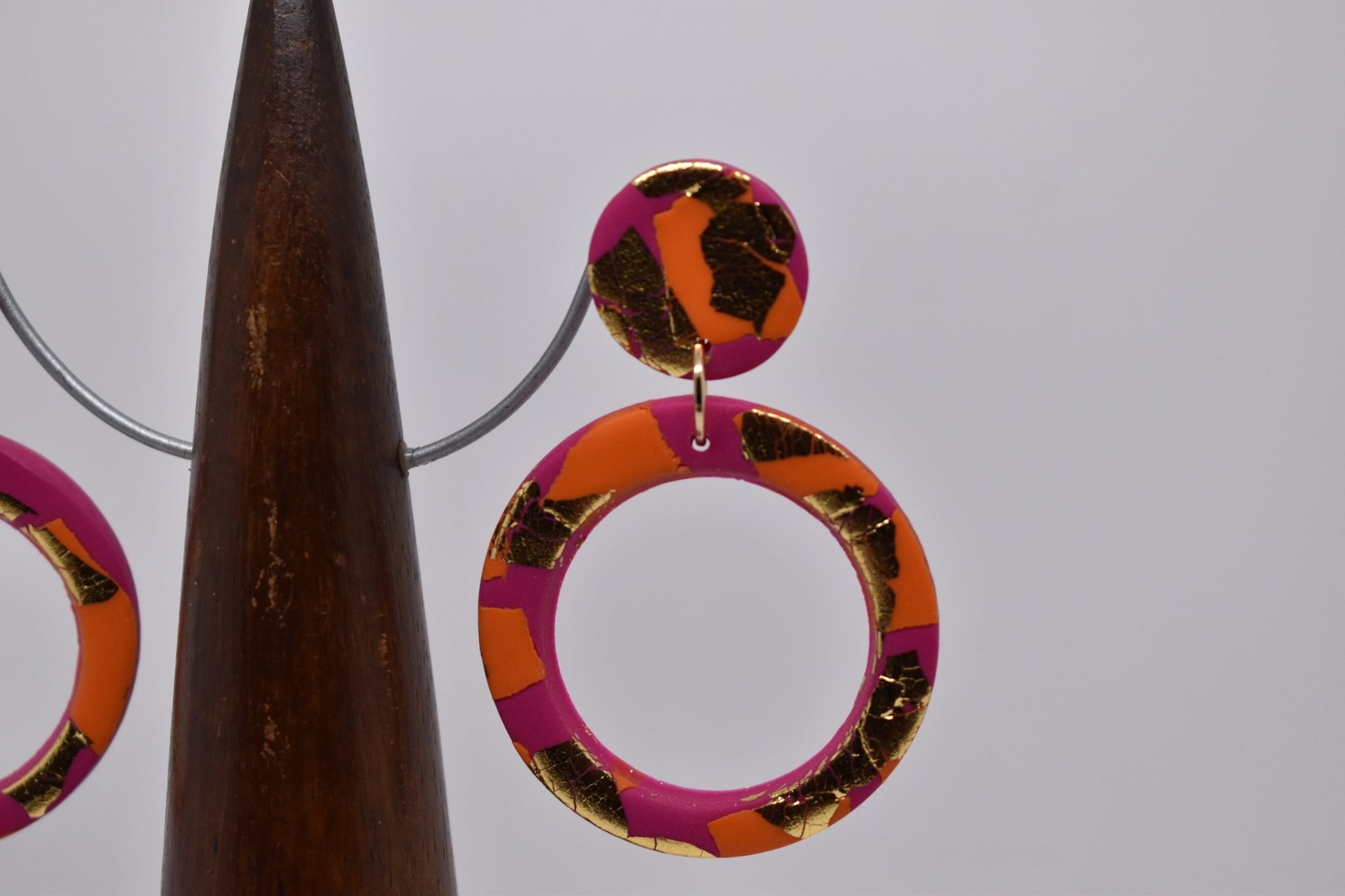 Desert Glow Large Hoop Earrings - Violet Elizabeth - Jewellery