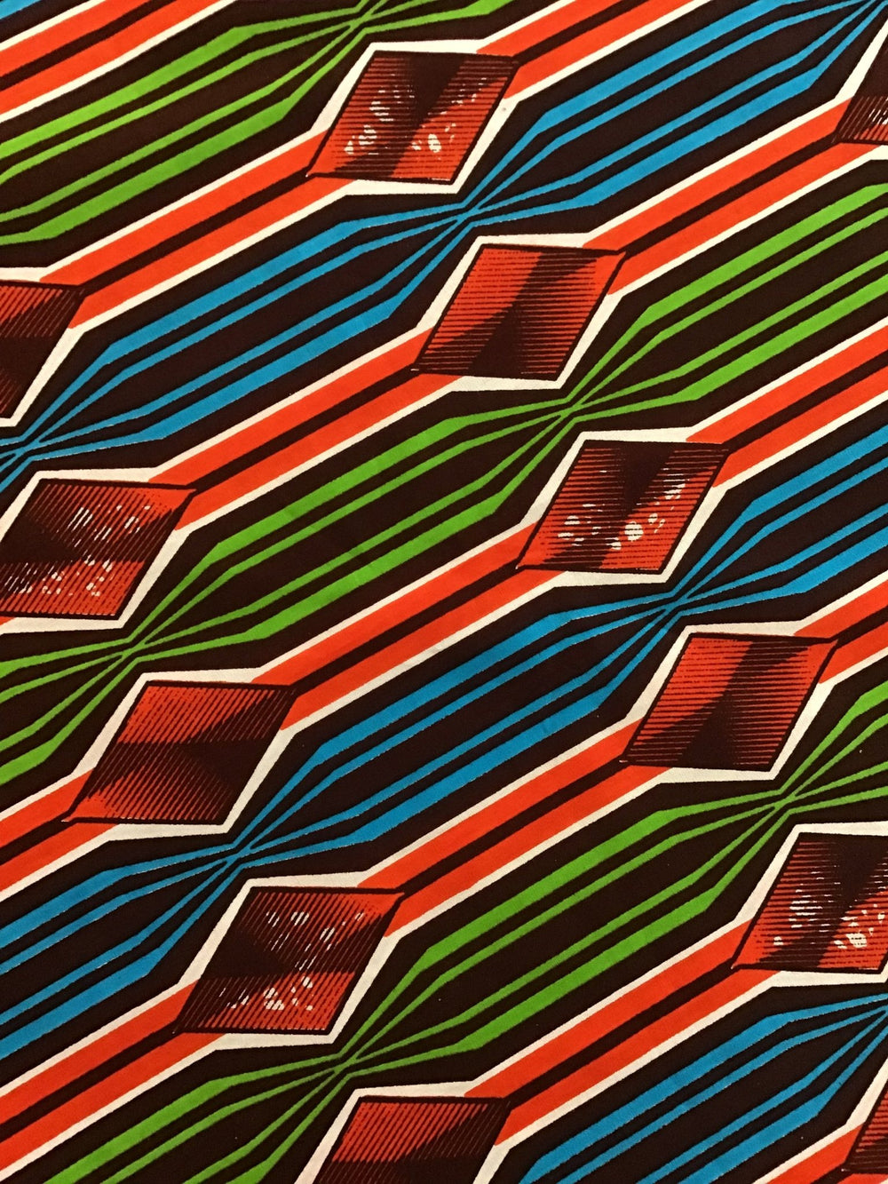 Diamond Geezer Wax Print Fabric