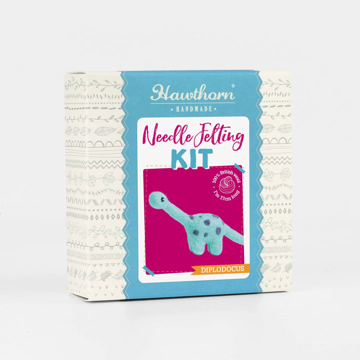 Diplodocus Mini Needle Felting Kit | Beginner Craft Kit - Violet Elizabeth - Haberdashery
