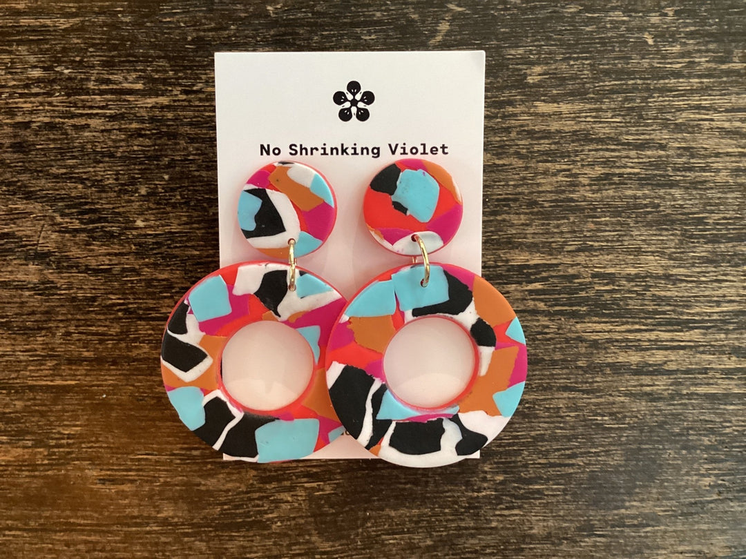 Dreaming Large Hoop Earrings - Violet Elizabeth - Jewellery