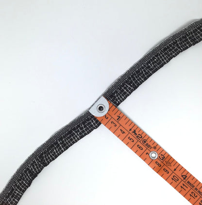 Elastic Black and silver check for knickers 18mm - Violet Elizabeth - Haberdashery