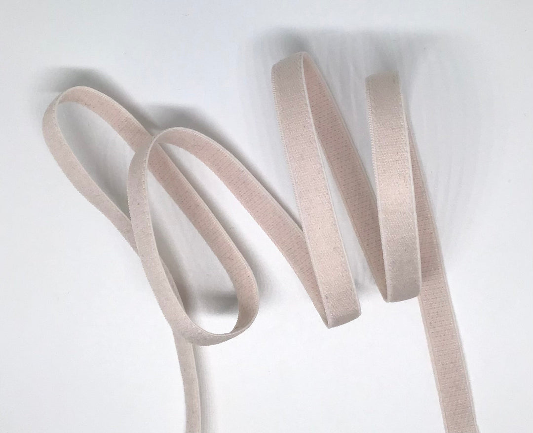 Elastic, ivory for strapping 10 mm - Violet Elizabeth - Haberdashery