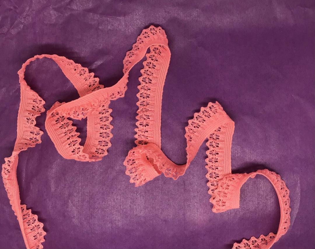 Elastic peach pink for knickers 15mm - Violet Elizabeth - Haberdashery