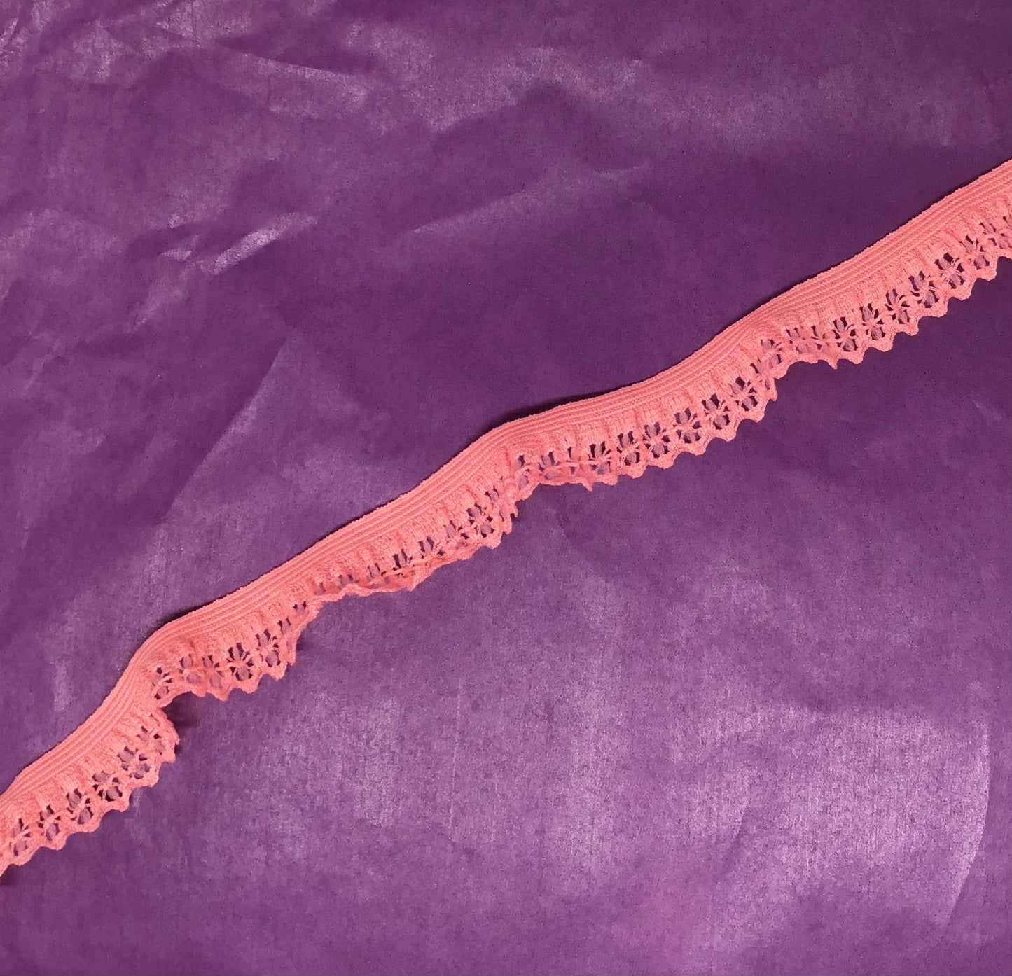 Elastic peach pink for knickers 15mm - Violet Elizabeth - Haberdashery