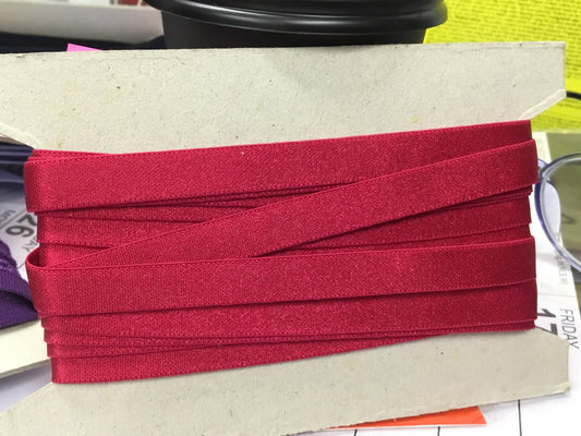 Elastic red for strapping 10mm - Violet Elizabeth - Haberdashery