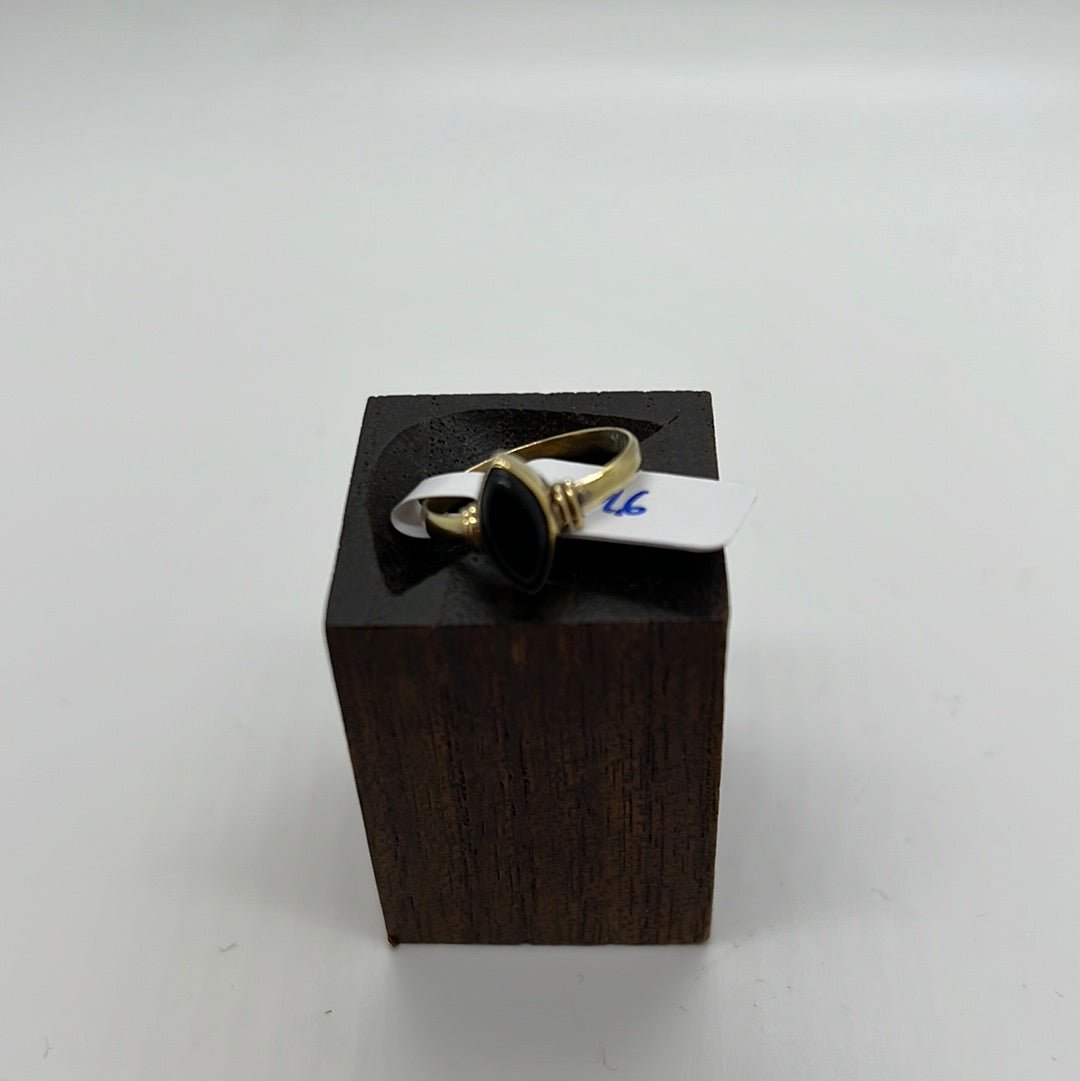 Elegant simplicity brass setting - Violet Elizabeth - Jewellery