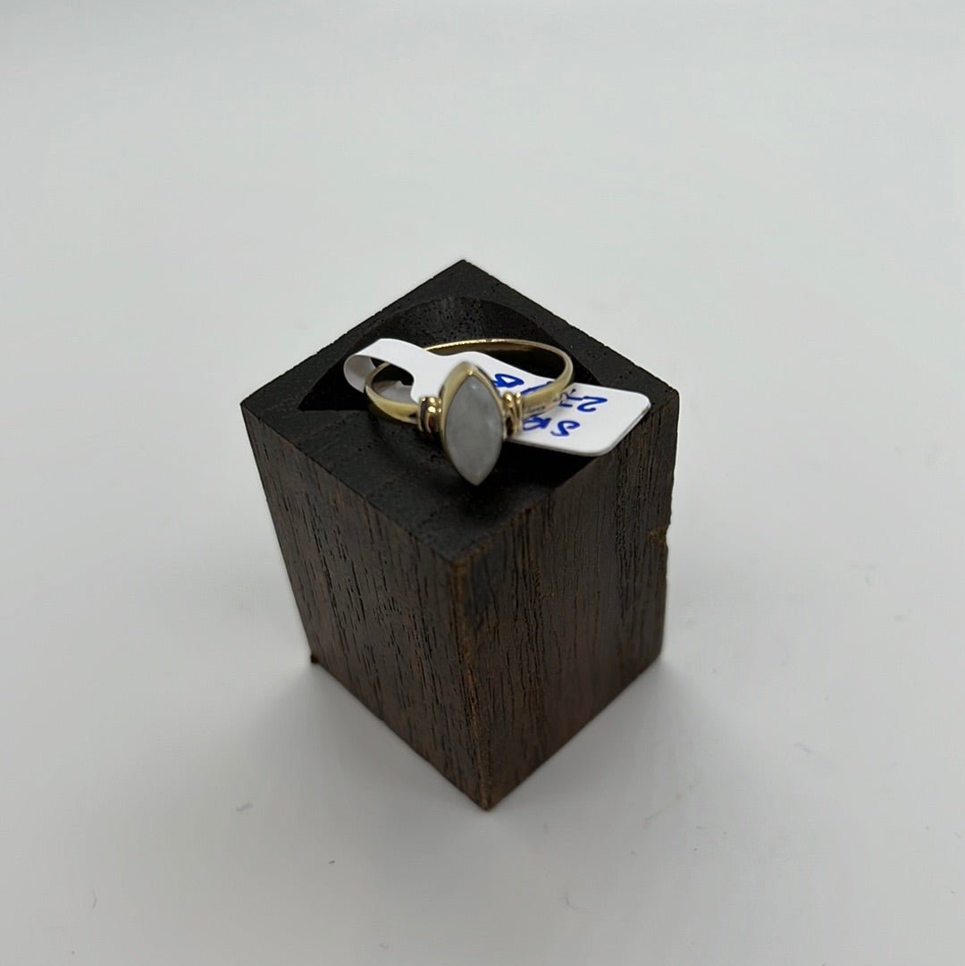 Elegant simplicity brass setting - Violet Elizabeth - Jewellery