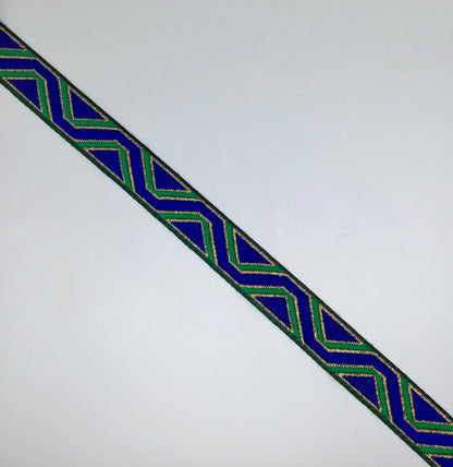 Embellished ribbon trim 20mm - Violet Elizabeth - Haberdashery
