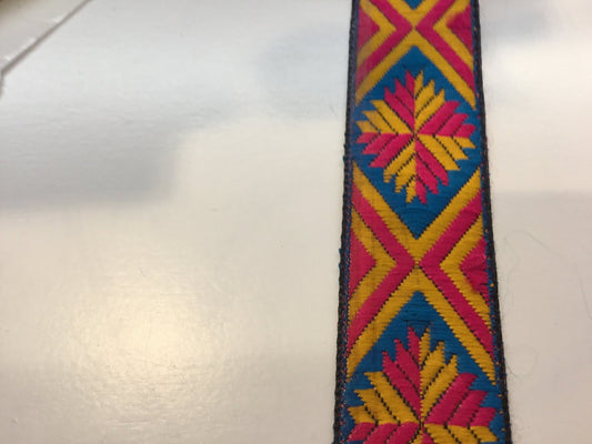 Embellished ribbon trim 30mm - Violet Elizabeth - Haberdashery