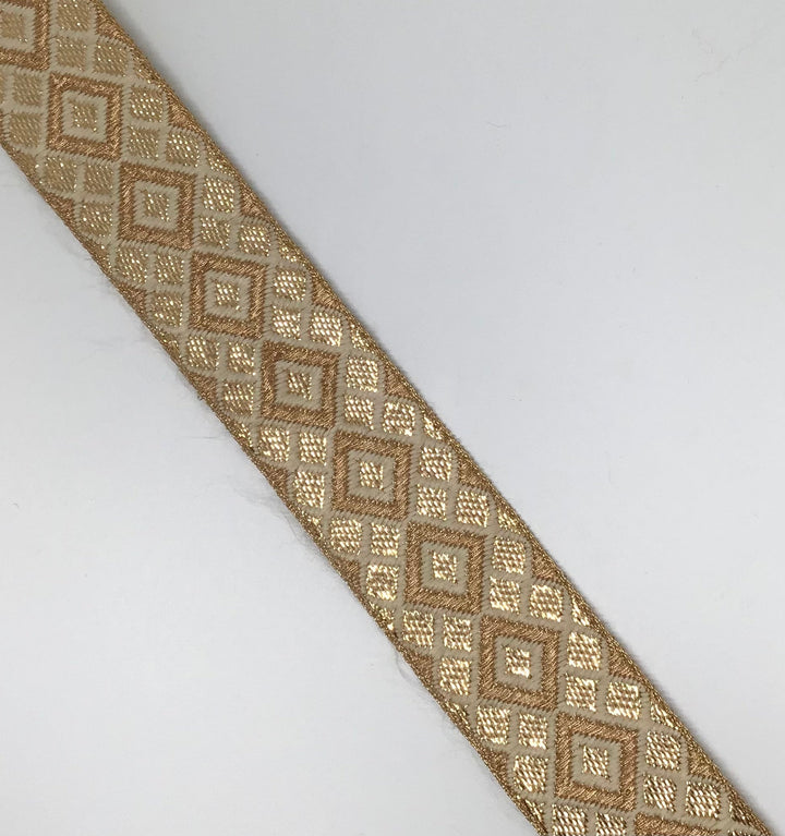 Embellished ribbon trim in 2 colours - Violet Elizabeth - Haberdashery