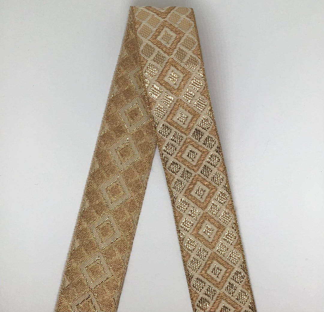 Embellished ribbon trim in 2 colours - Violet Elizabeth - Haberdashery