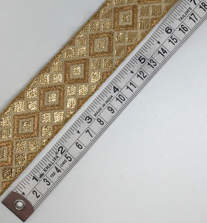 Embellished ribbon trim in 2 colours - Violet Elizabeth - Haberdashery