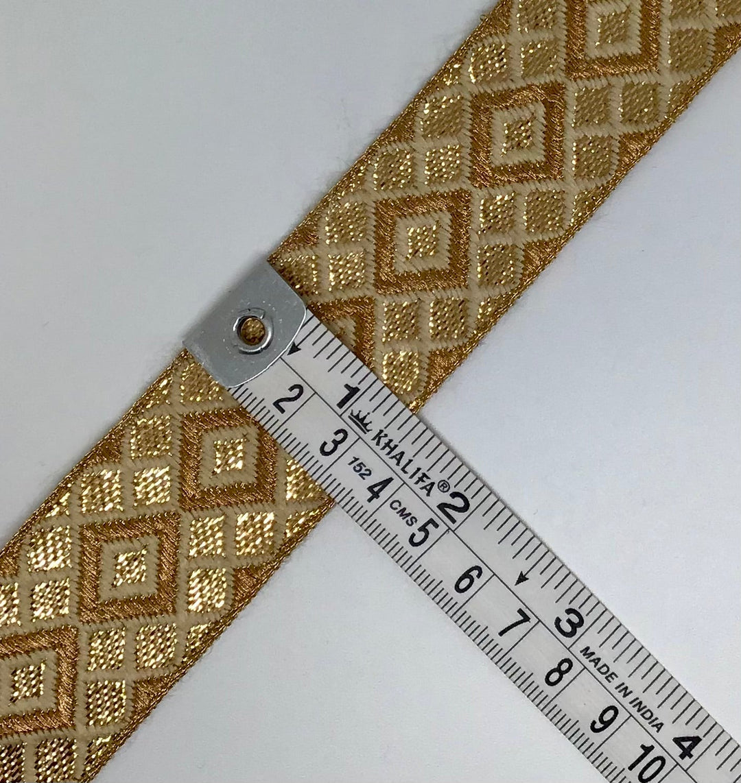 Embellished ribbon trim in 2 colours - Violet Elizabeth - Haberdashery