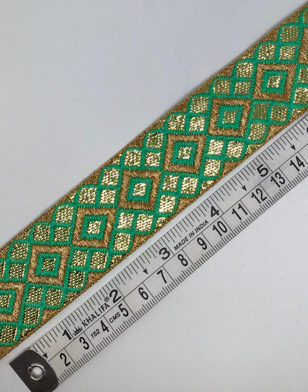 Embellished ribbon trim in 2 colours - Violet Elizabeth - Haberdashery