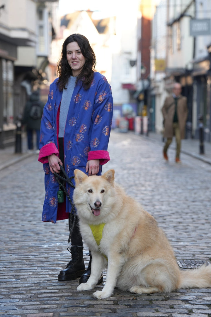 Fabulously Fuchsia Velvet Coat - Violet Elizabeth - Clothing