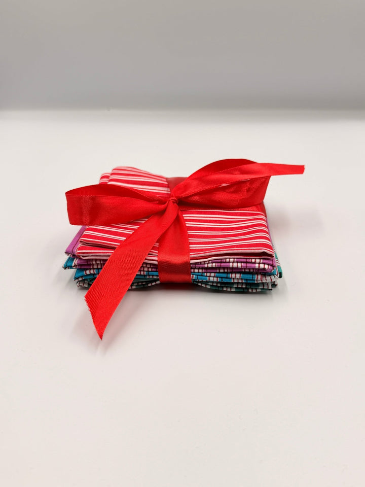 Fat Quarter Bundle - Stripes - Violet Elizabeth - 