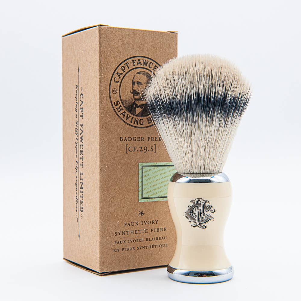 Faux Badger Shaving Brush - Violet Elizabeth - Shaving & Grooming