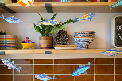 Fishes Sewn Garland - Violet Elizabeth - Decor