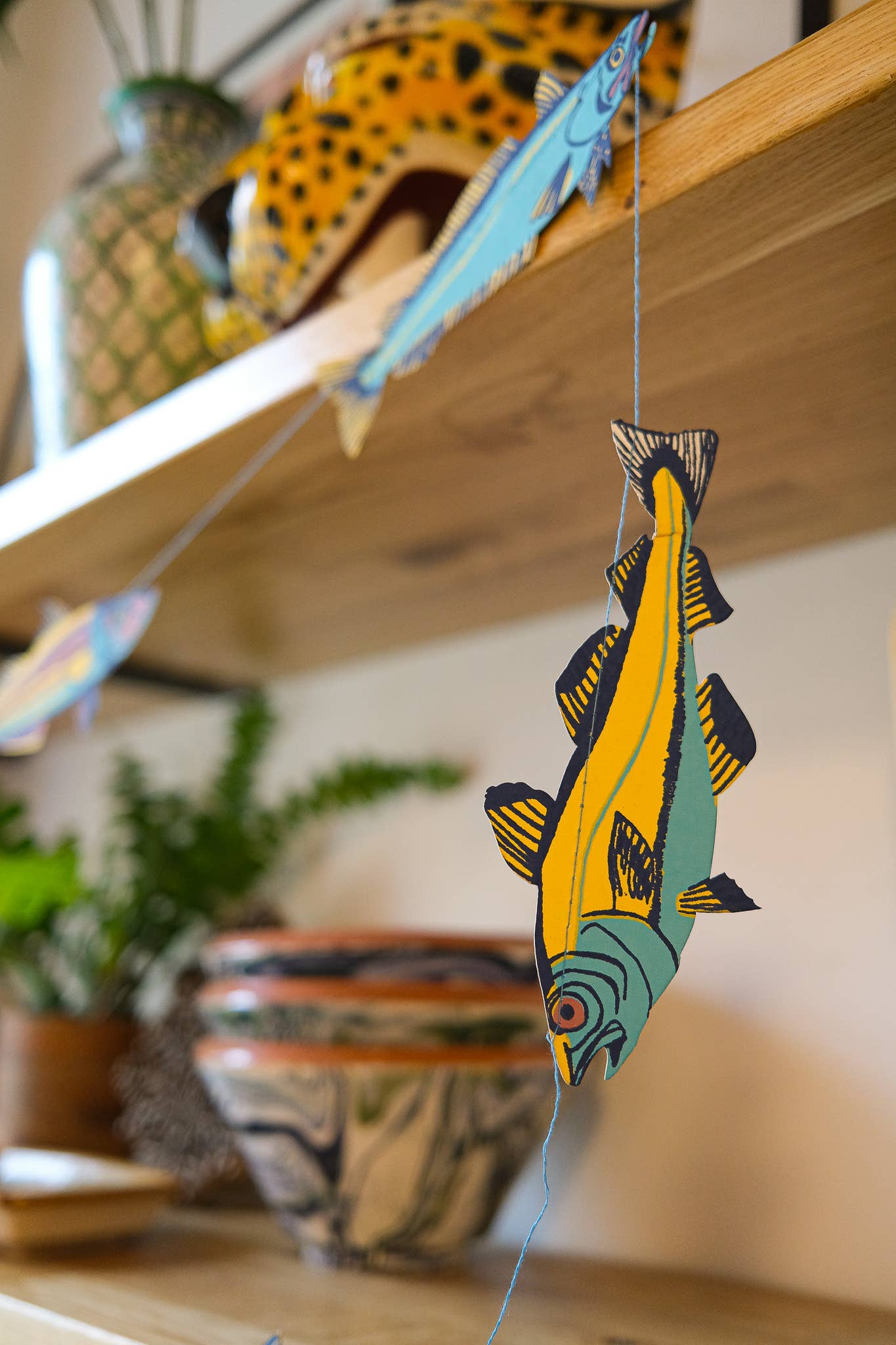 Fishes Sewn Garland - Violet Elizabeth - Decor