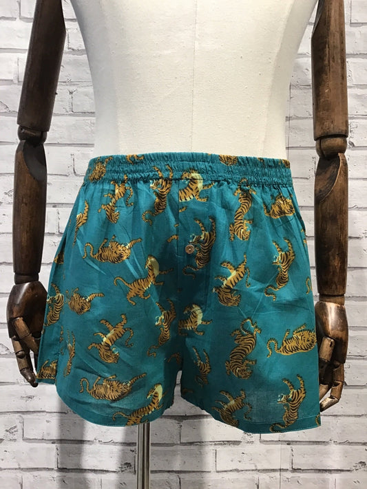 Flying Tigers cotton boxer shorts - Violet Elizabeth - Clothing