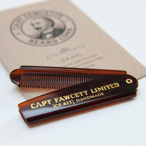 Folding Pocket Beard Comb (Cf.82T) - Violet Elizabeth - Shaving & Grooming