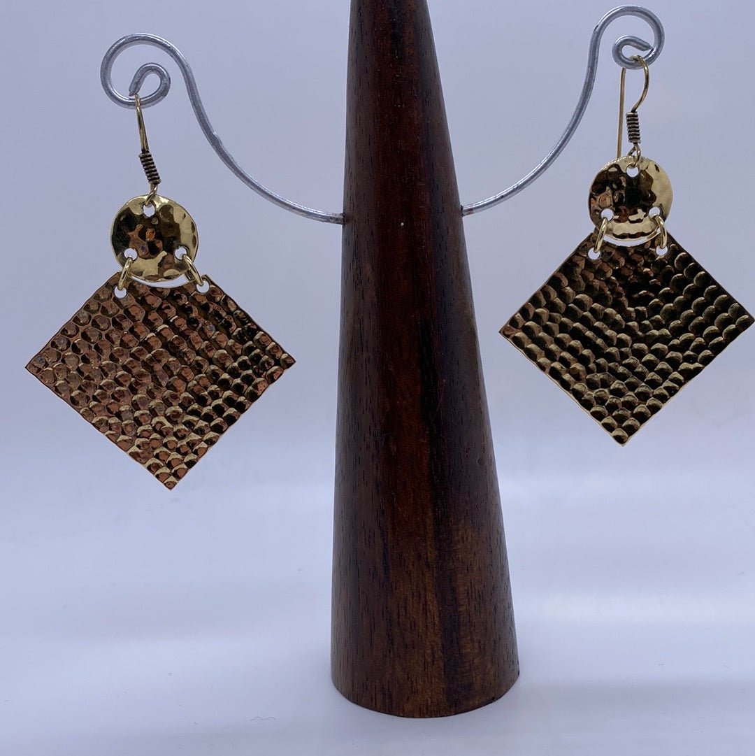 Geometrical shimmer earrings - Violet Elizabeth - Jewellery