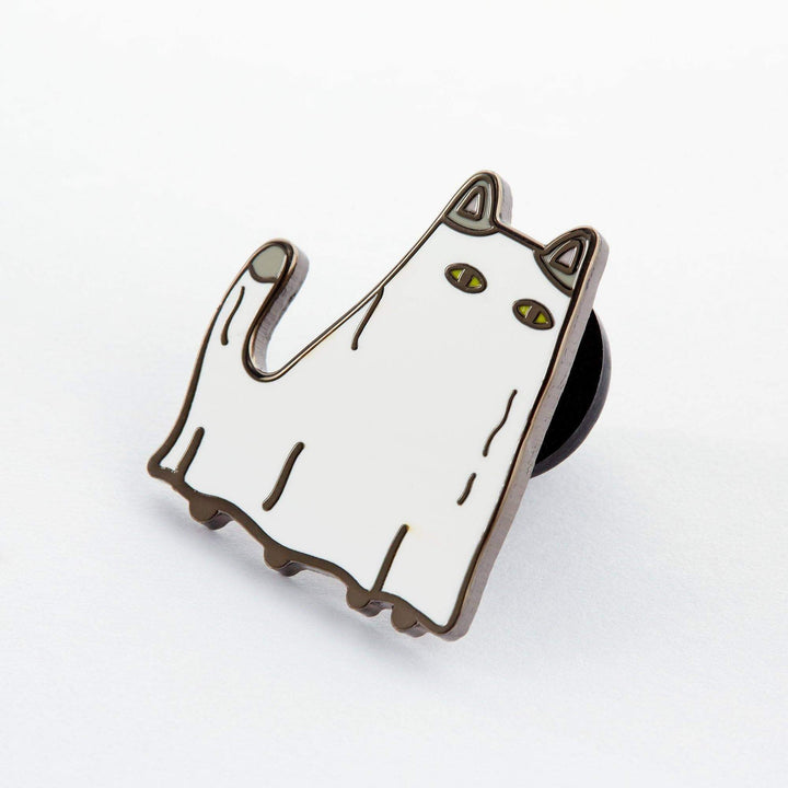 Ghost Cat Enamel Pin - Violet Elizabeth - 