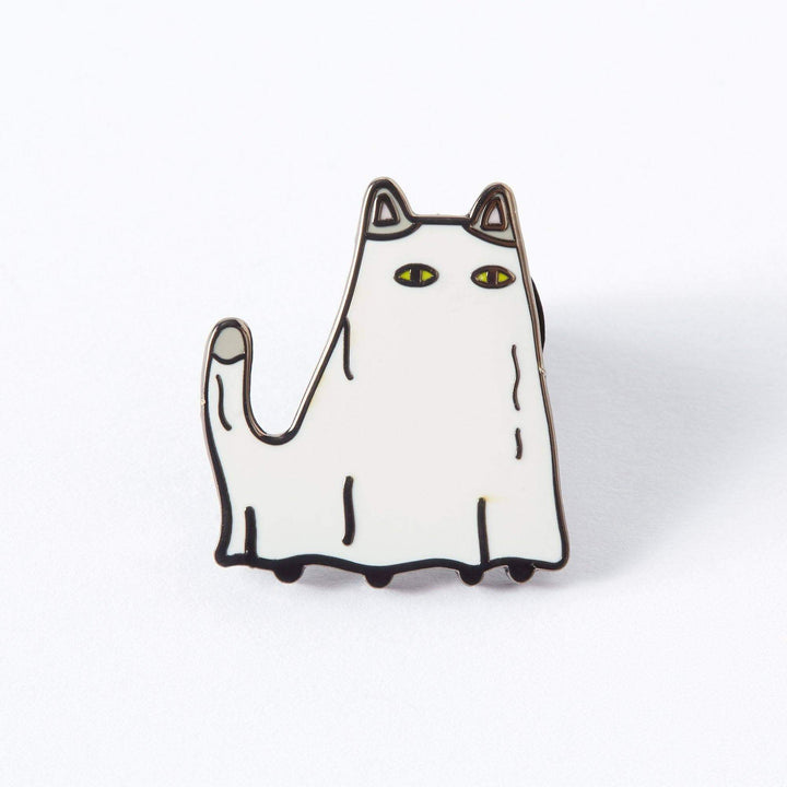 Ghost Cat Enamel Pin - Violet Elizabeth - 
