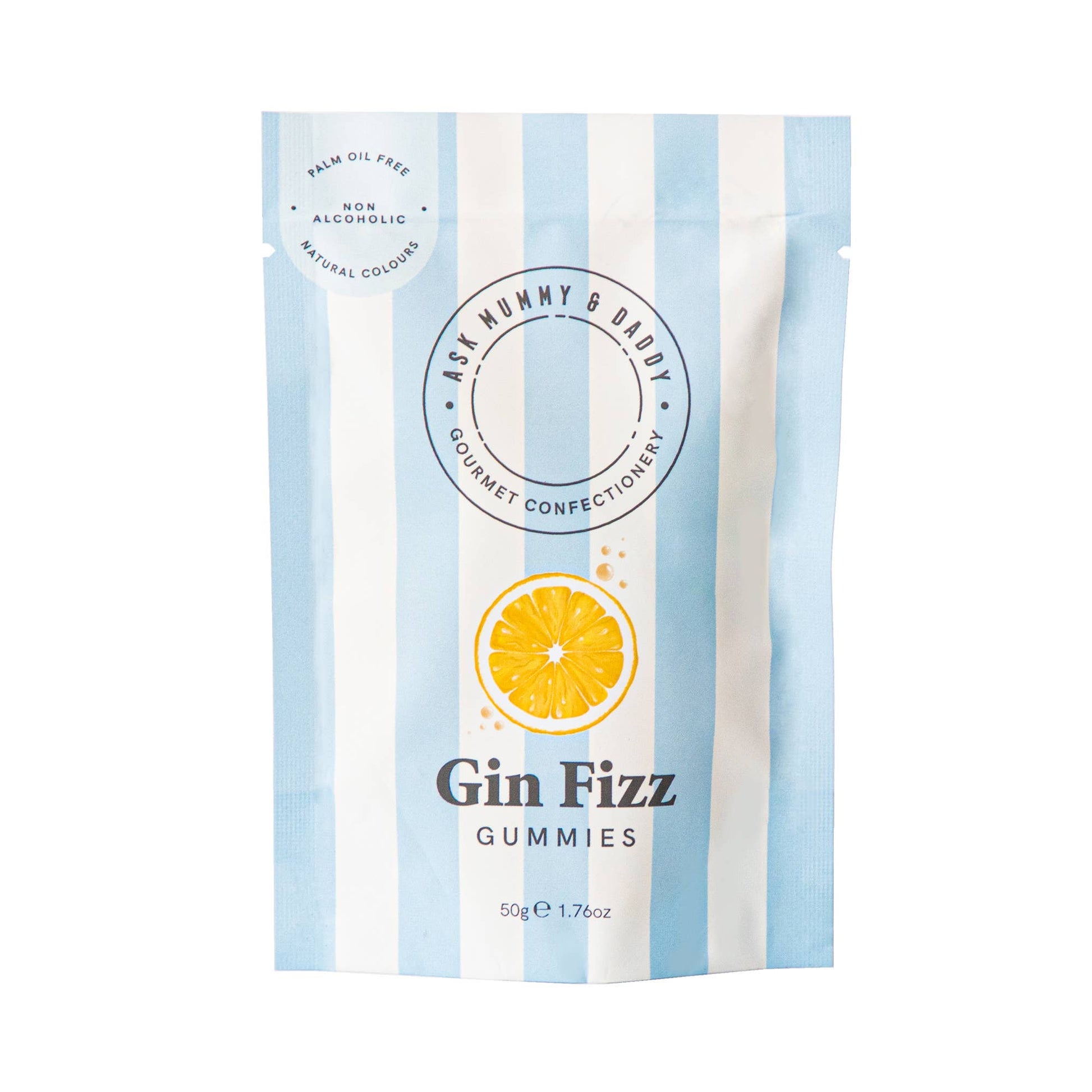 Gin Fizz Gummies 50g Pouch - Violet Elizabeth - 