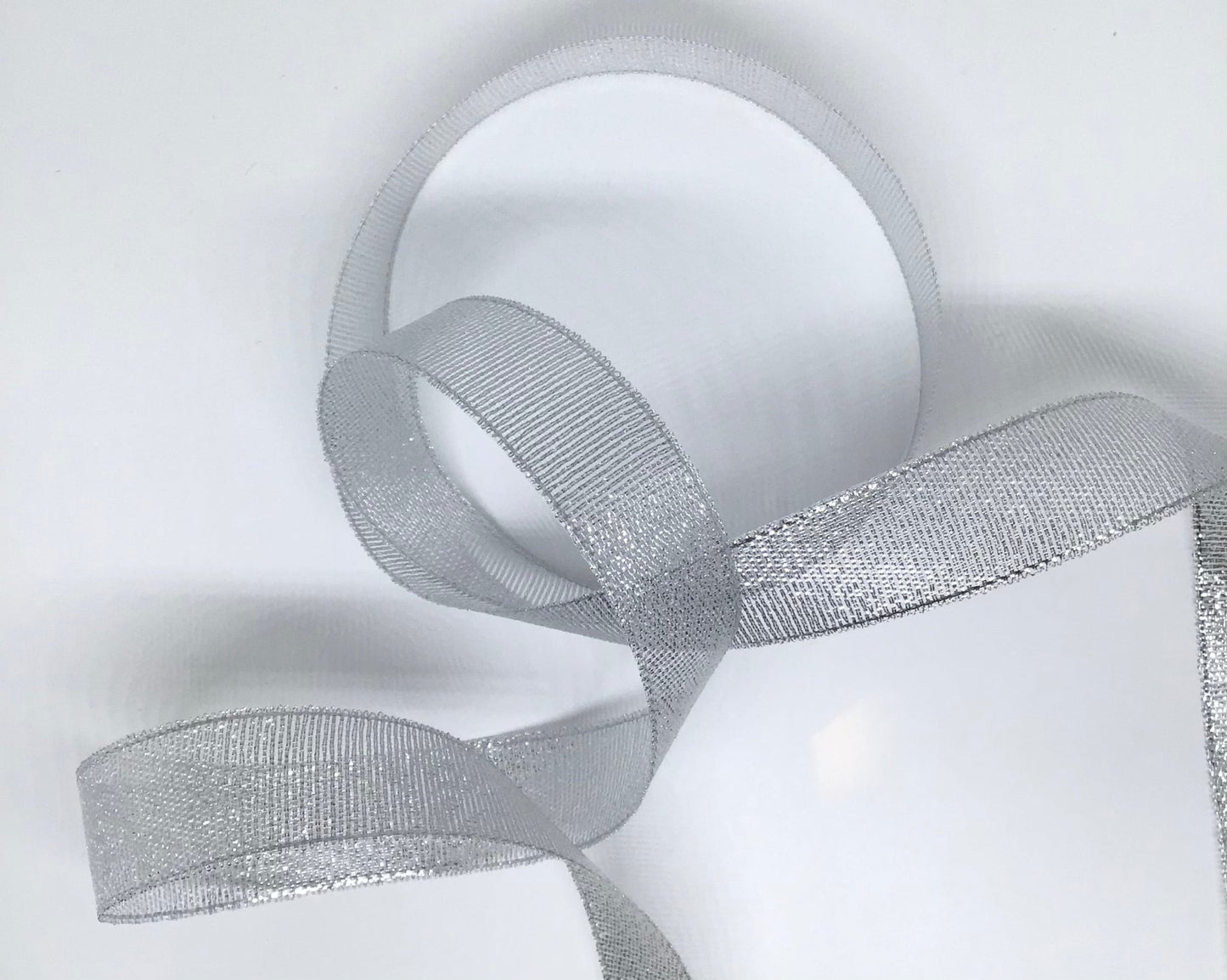 Gold and silver metalic ribbon. 10m reel - Violet Elizabeth - Haberdashery
