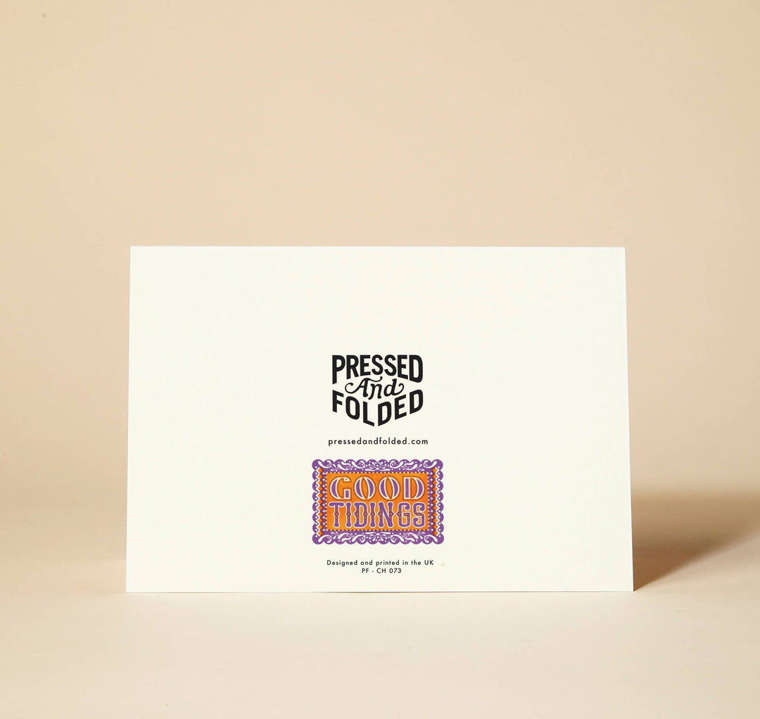 Good Tidings Christmas Card  - Violet Elizabeth - 