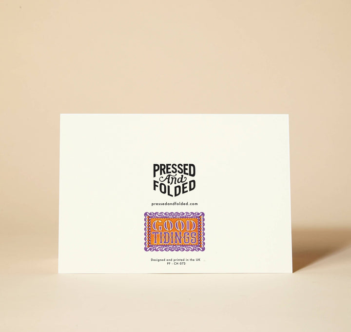 Good Tidings Christmas Card  - Violet Elizabeth - 