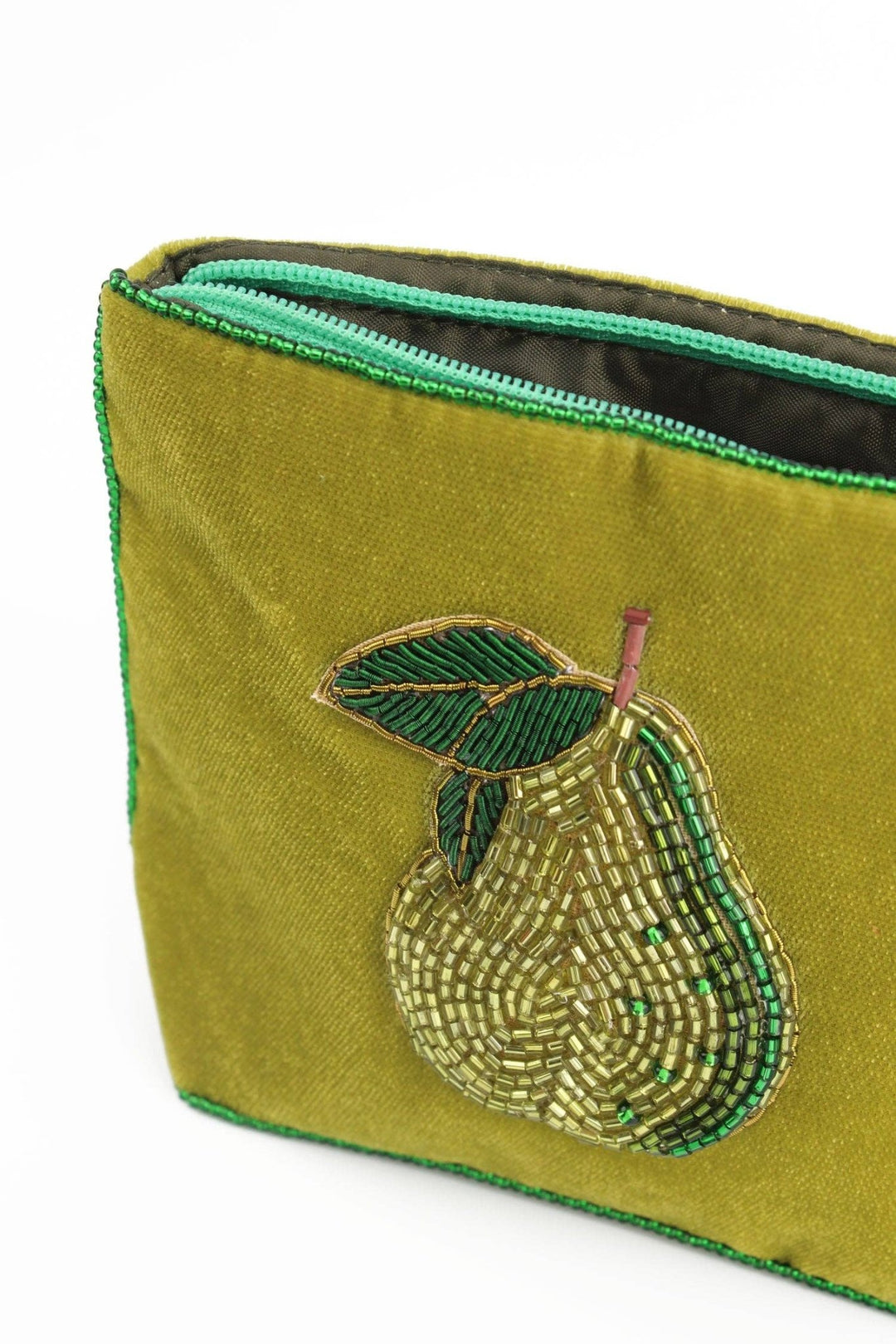 GREEN PEAR SMALL POUCH - Violet Elizabeth - Apparel & Accessories