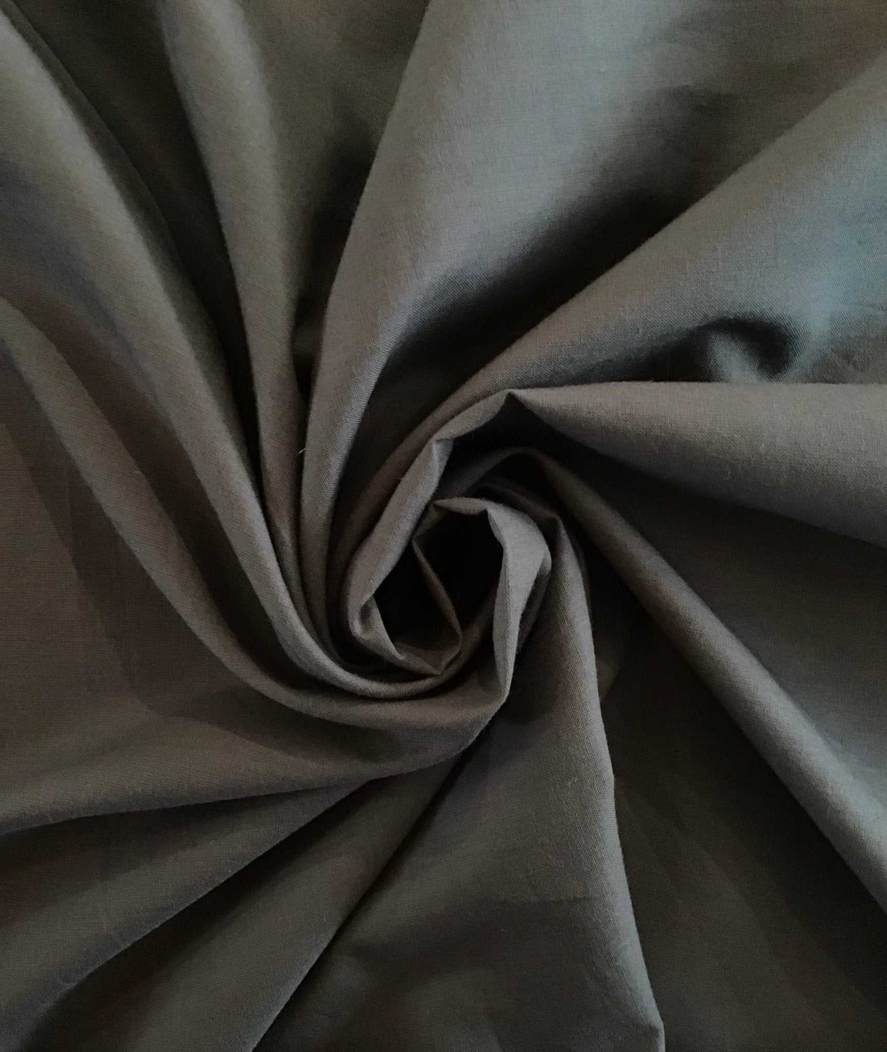 Grey charcole coloured Fabric 100% Cotton - Violet Elizabeth - Haberdashery