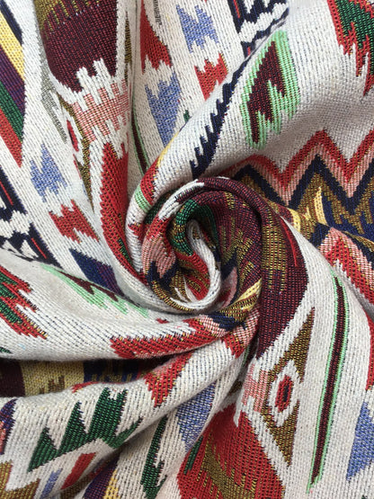 Hand loom tapestry type fabric. - Violet Elizabeth - Haberdashery