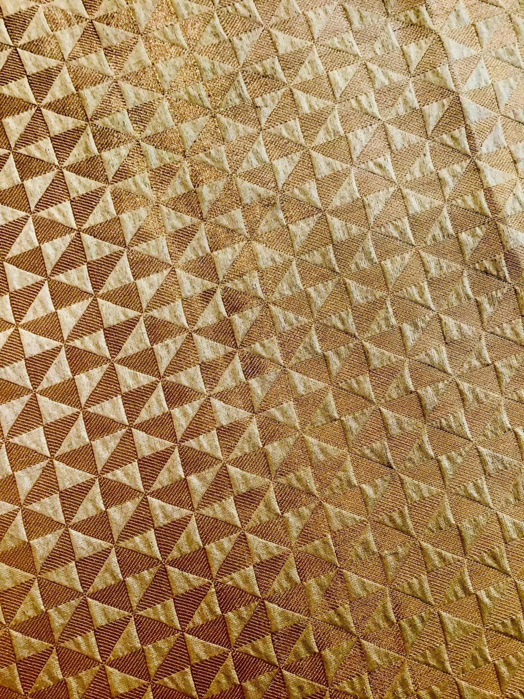 Hand - loomed geometric Jacquard Brocade - Violet Elizabeth - Haberdashery